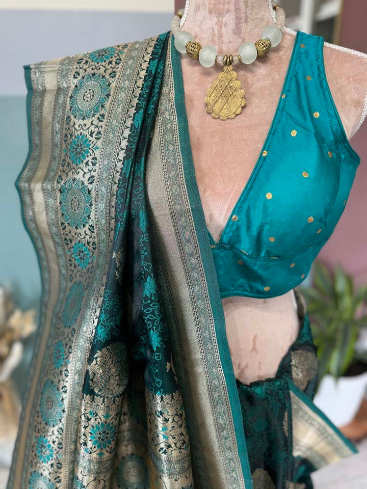 Green Soft Silk Saree