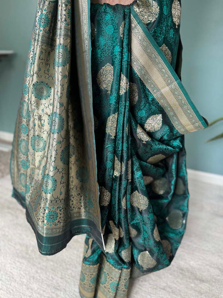 Green Soft Silk Saree