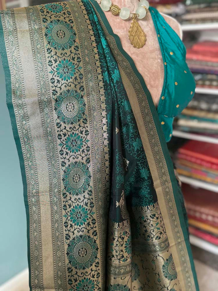 Green Soft Silk Saree