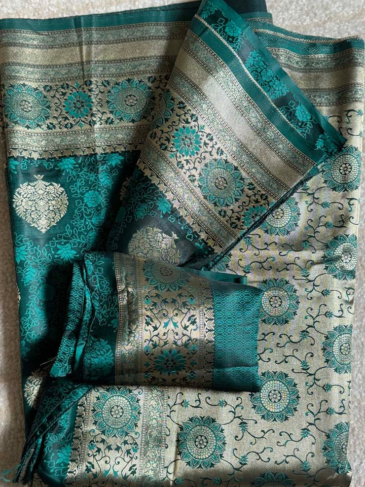 Green Soft Silk Saree