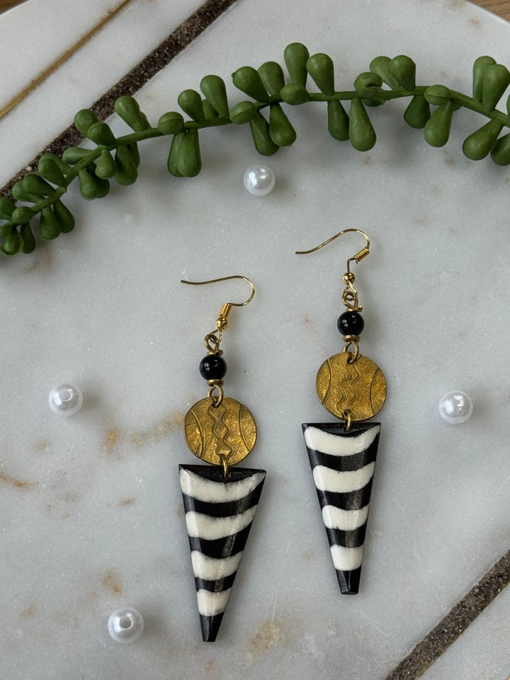 Upendo Bone & Brass Earrings