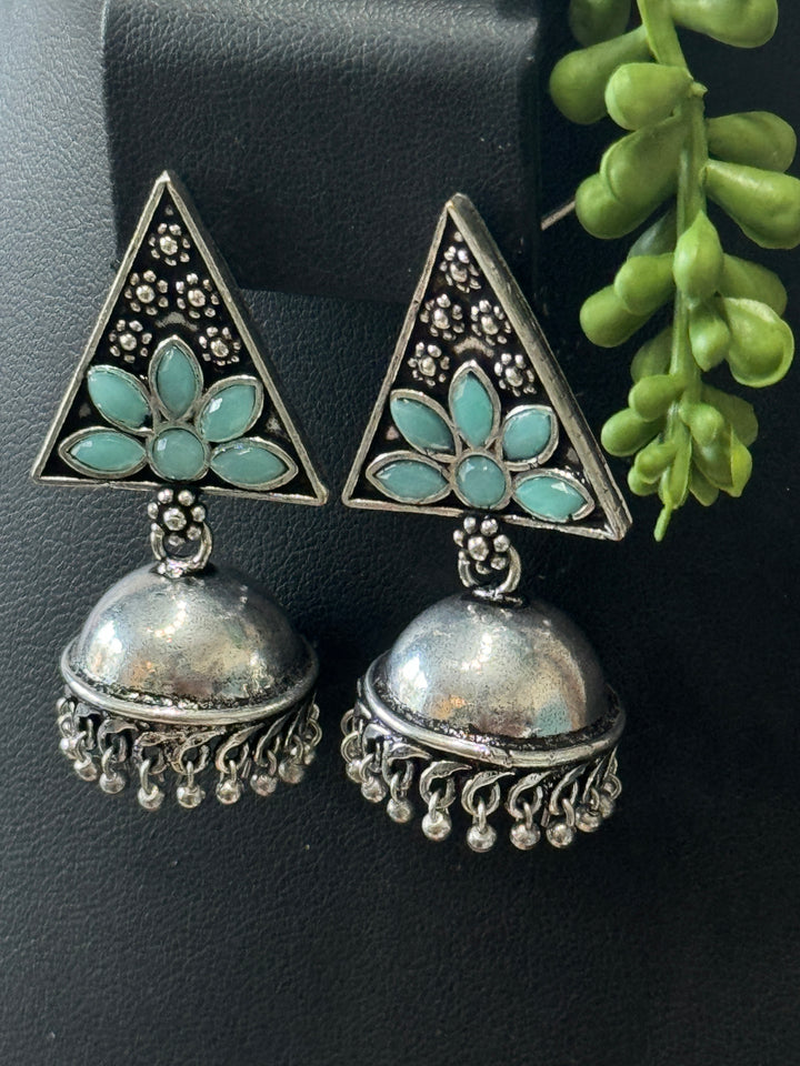 Long Silver Replica Earrings