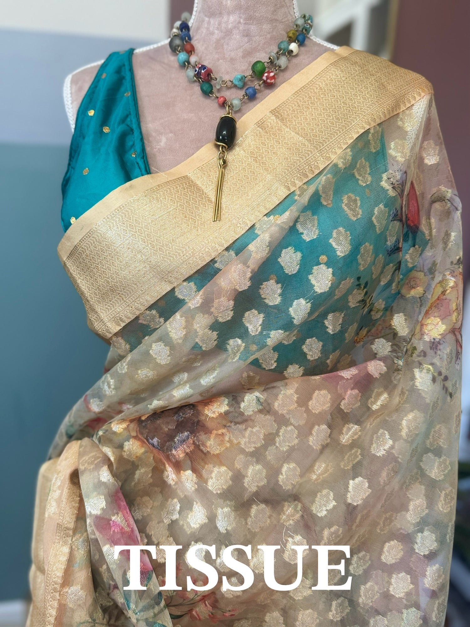 Tissue and Organza Sarees