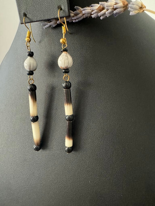 Long Bone Earrings