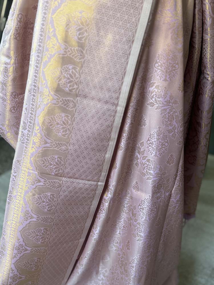 Pink Soft Silk Saree