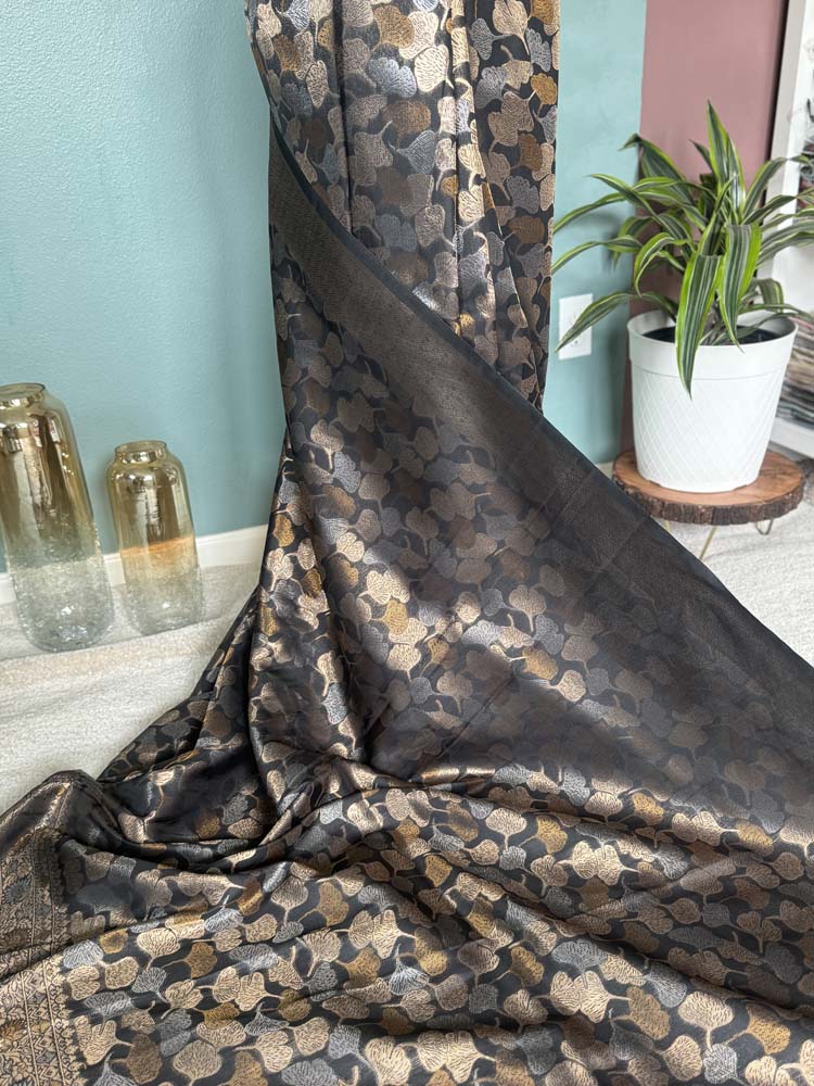 Black Soft Silk Saree