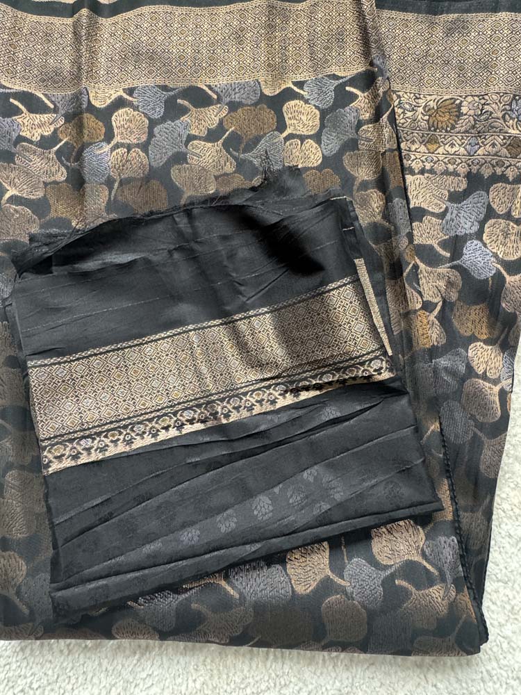 Black Soft Silk Saree