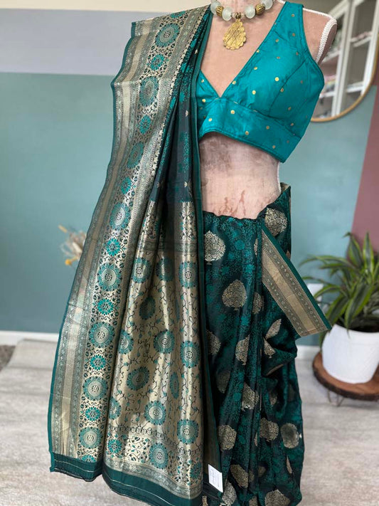 Green Soft Silk Saree