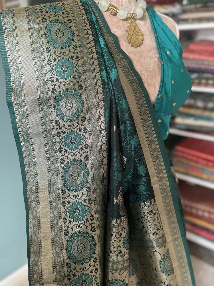 Green Soft Silk Saree