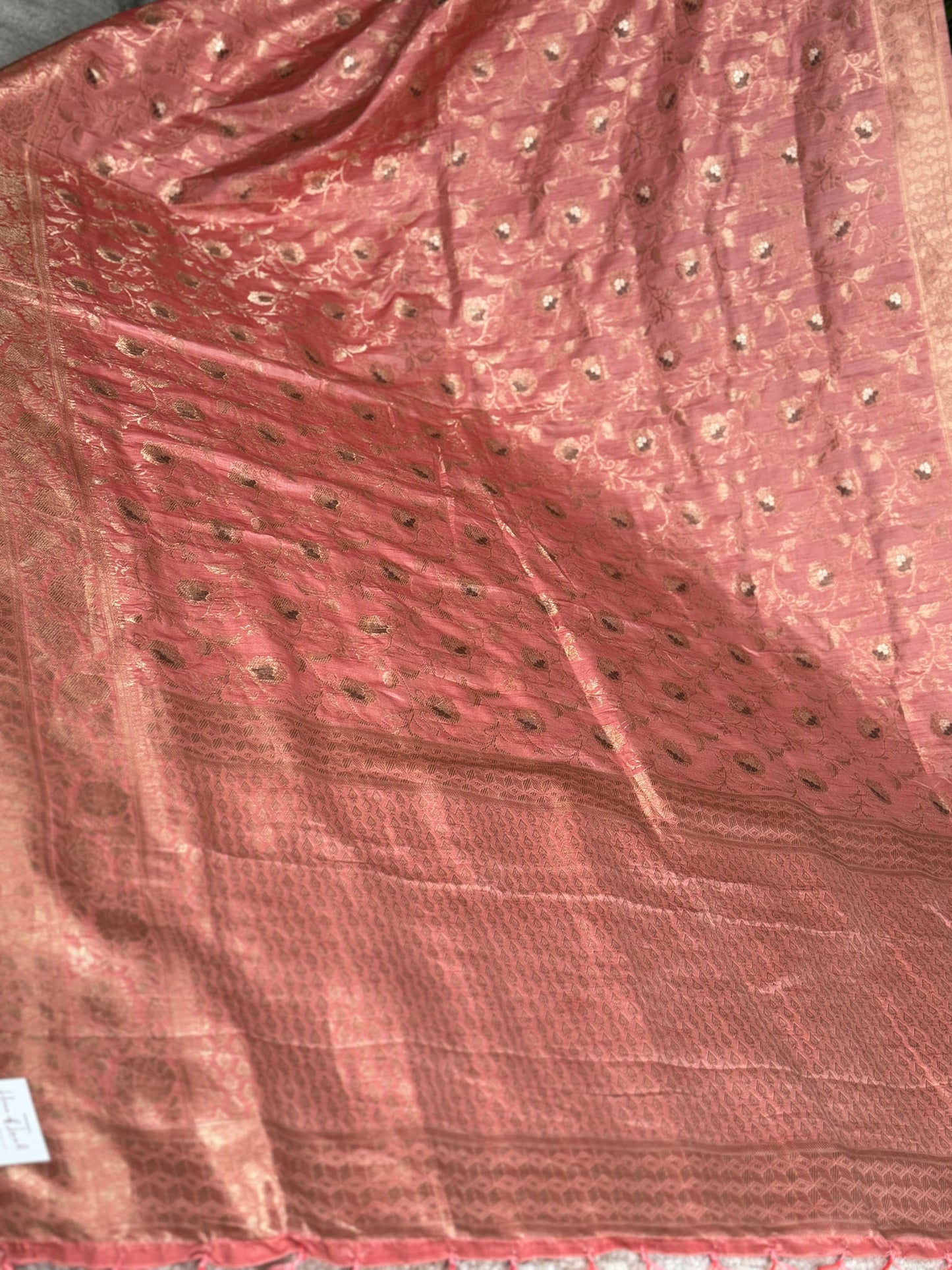 Peach Soft Semi Silk