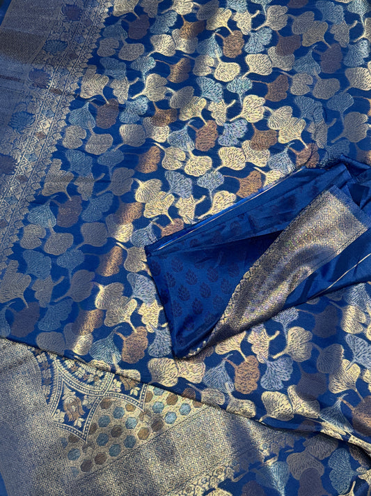 Royal Blue Soft Silk Saree